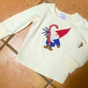 Gnome long sleeve shirt, 12-18mo